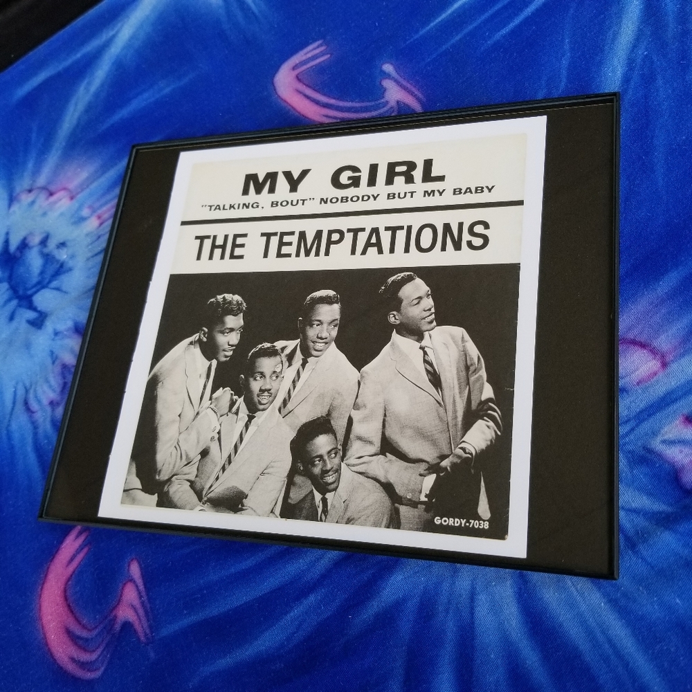 ☆ The Temptations Band ☆ My Girl ☆ Detroit Motown ☆ Retro Framed Wall Decor ☆